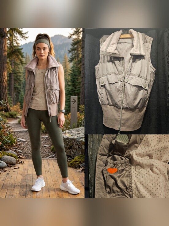 adidas Jackets & Blazers - Adidas by Stella McCartney Vintage Sporty Vegetarian Vest | Taupe | IT 44 (US M)